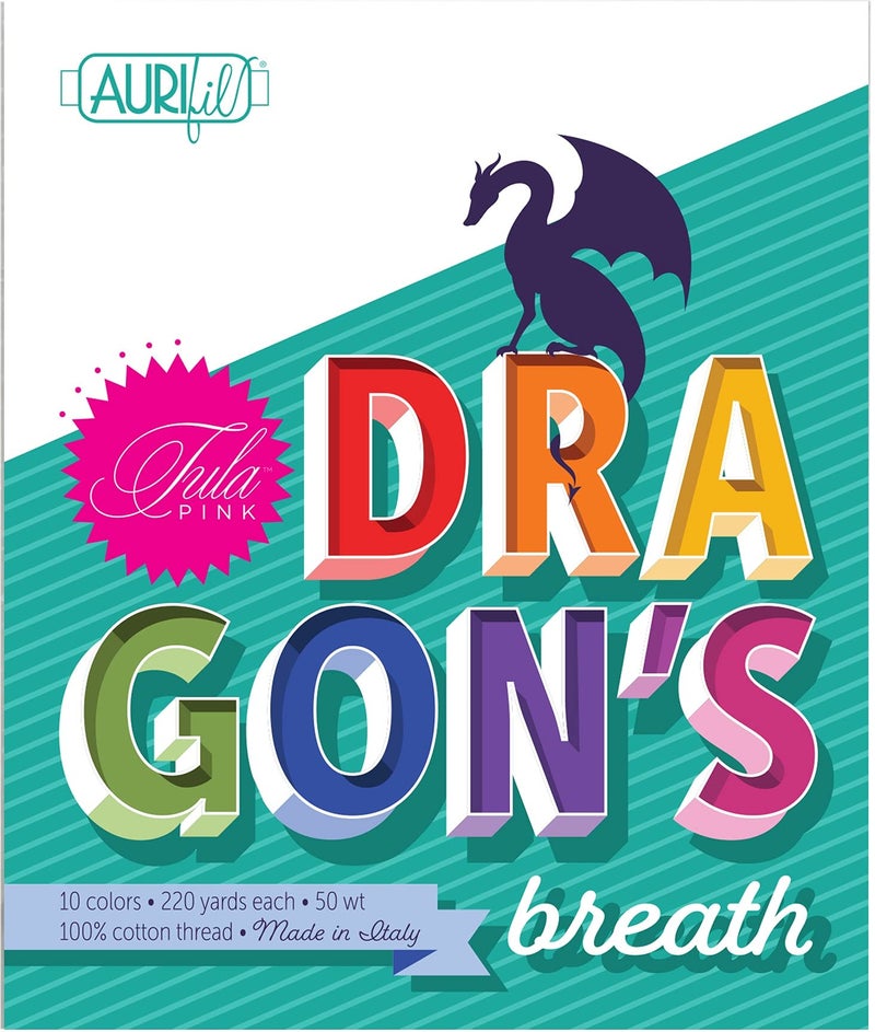 AURIFIL USA Aurifil Designer Thread Collection-Dragon's Breath by Tula Pink  Assorted - Image 1